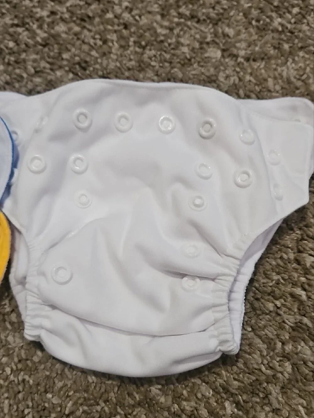 Six NEWBORN- Alva Baby 100% Cotton Cloth Diaper Covers and 10 100% Cotton Insert